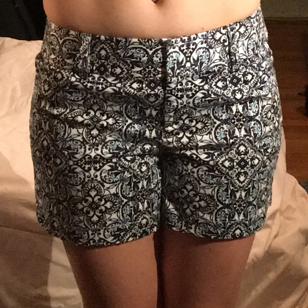 Blue Dress Shorts